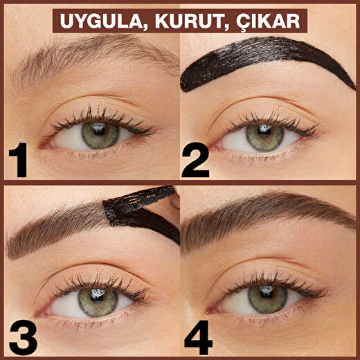 Brow Tattoo Geçici Kaş Dövmesi - Orta Ton 2