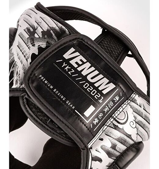 Venum YKZ21 Kids Headgear – Black/White 3