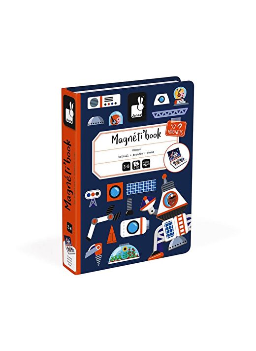 Janod Mıknatıslı Oyun Kitabı - Uzay 3