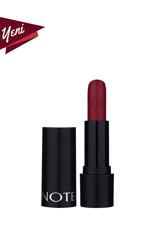 Note Deep Impact Lipstick 14 Warm Cherry Kremsi Dokulu Yarı Parlak Ruj - Kırmızı 4