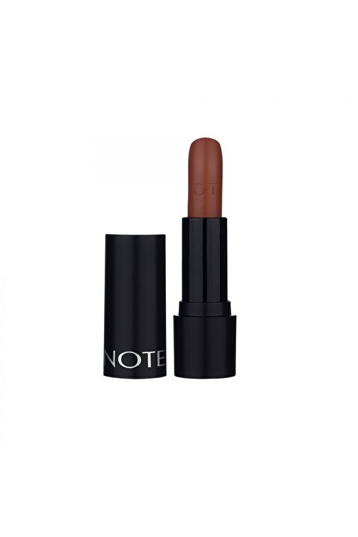 Note Deep Impact Lipstick 09 Spicy Nude Kremsi Dokulu Yarı Parlak Ruj - Kahverengi 2