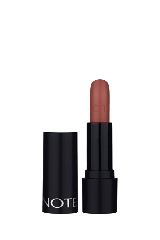 Note Deep Impact Lipstick 05 Leather Mood Kremsi Dokulu Yarı Parlak Ruj - Kahverengi 2