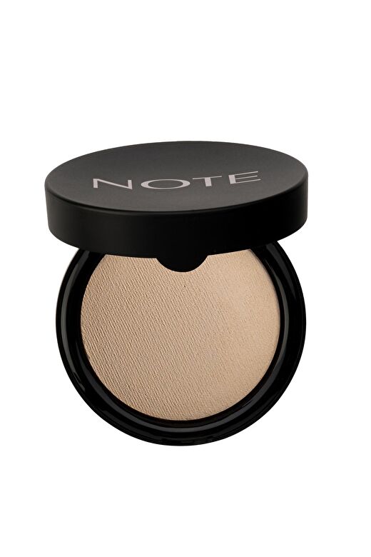 Note Baked Powder 04 Porcelain Ivory Işıltılı Bitişli Highlighter Toz Yüz Pudrası 3