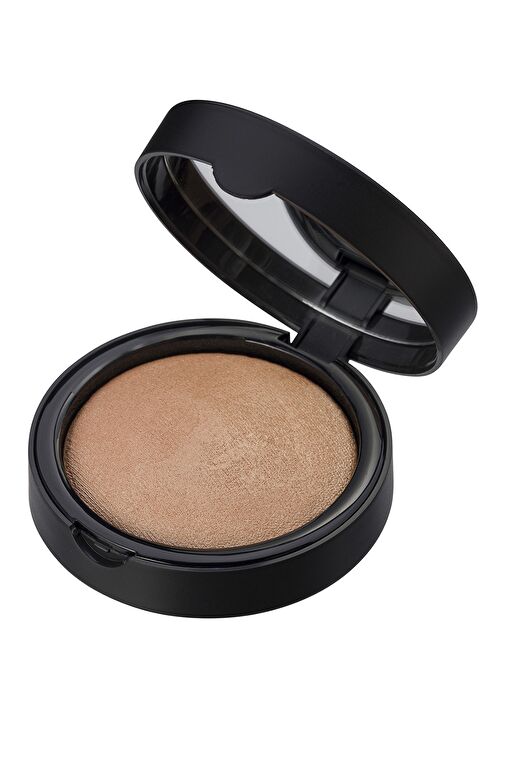 Note Baked Powder 02 Honey Warm Işıltılı Bitişli Highlighter Toz Yüz Pudrası 4