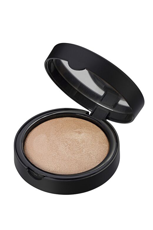 Note Baked Powder 01 Stardust Işıltılı Bitişli Highlighter Toz Yüz Pudrası 4