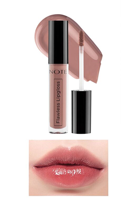 Note Flawless Lipgloss 04 Smell Of Coffee Nemlendirici Etkili Parlak Ruj - Nude 1