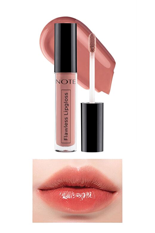 Note Flawless Lipgloss 02 Delicate Pink Nemlendirici Etkili Parlak Ruj - Pembe 1