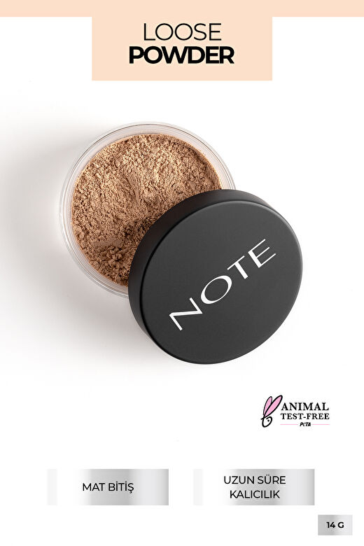 Note Loose Powder 04 Beige Makyaj Sabitleyici Matlaştırıcı Toz Pudra 1