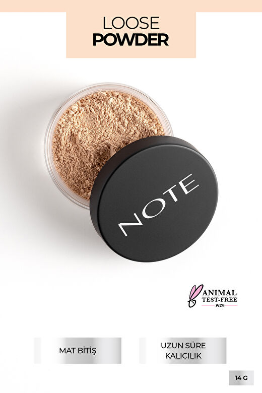 Note Loose Powder 03 Porcelain Makyaj Sabitleyici Matlaştırıcı Toz Pudra 1