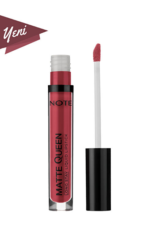 Note Matte Queen Lipstick 13 Red Elegance Kalıcı Likit Ruj - Kırmızı 4