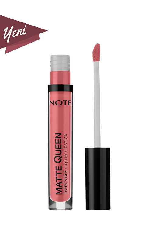 Note Matte Queen Lipstick 07 Proud Pink Kalıcı Likit Ruj - Pembe 4