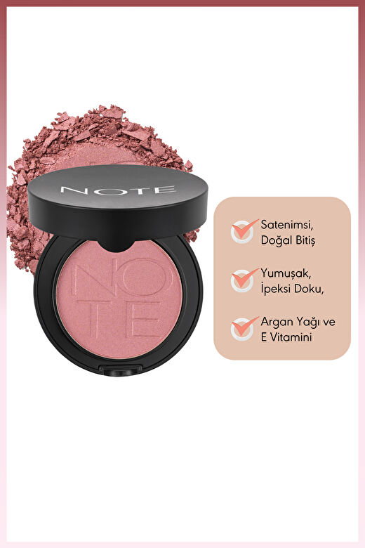 Note Luminous Silk Compact Allık 13 Deep Pink 2