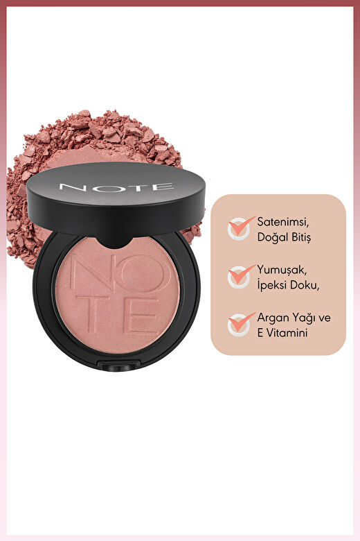 Note Luminous Silk Compact Allık 10 Pink Paradise 2