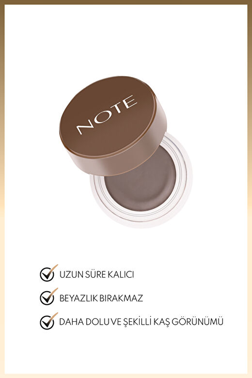 Note Brow Pomade 03 Dark Brown Kalıcı Kaş Pomadı 2