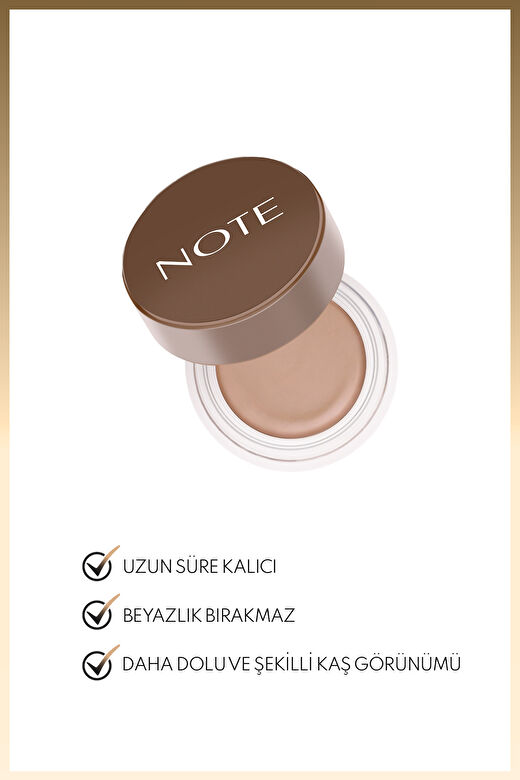 Note Brow Pomade 01 Light Brown Kalıcı Kaş Pomadı 2
