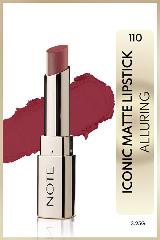 Note Iconic Matte Lipstick 110 Alluring Kalıcı Mat Ruj - Kırmızı 1