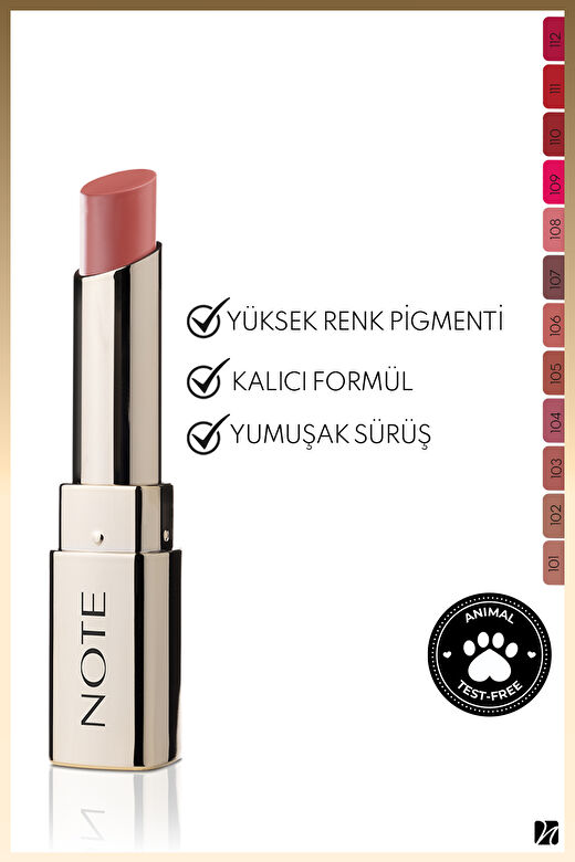 Note Iconic Matte Lipstick 108 Dreamer Kalıcı Mat Ruj - Pembe 2
