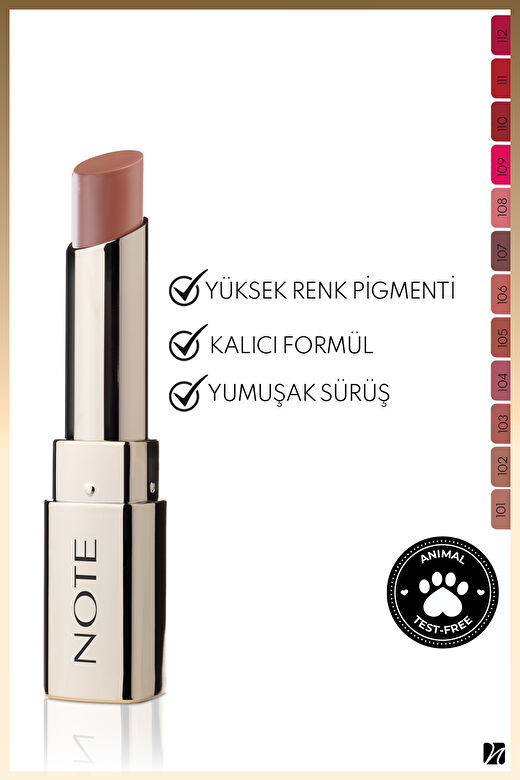 Note Iconic Matte Lipstick 103 Charming Kalıcı Mat Ruj - Nude 2