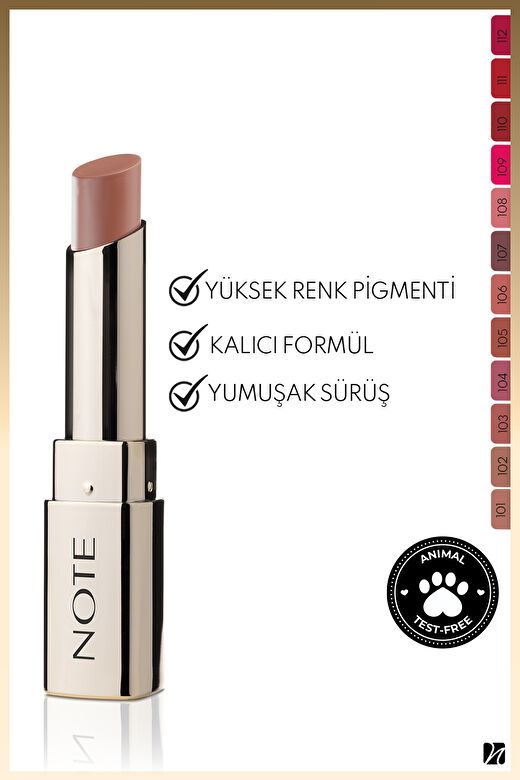 Note Iconic Matte Lipstick 102 Soulmate Kalıcı Mat Ruj - Nude 2