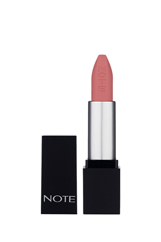 Note Mattever Lipstick 05 Rose Delights Yarı Mat Saten Bitişli Ruj - Pembe 4
