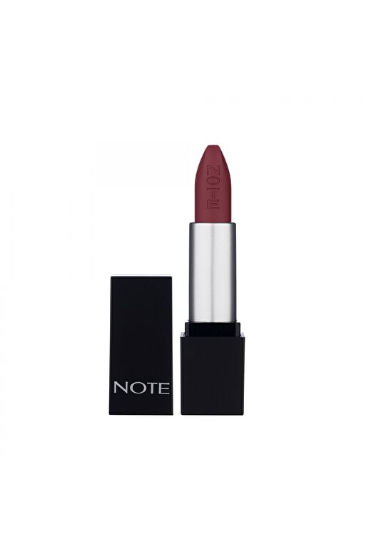 Note Mattever Lipstick 12 Wine Tasting Red Yarı Mat Saten Bitişli Ruj - Mor 2