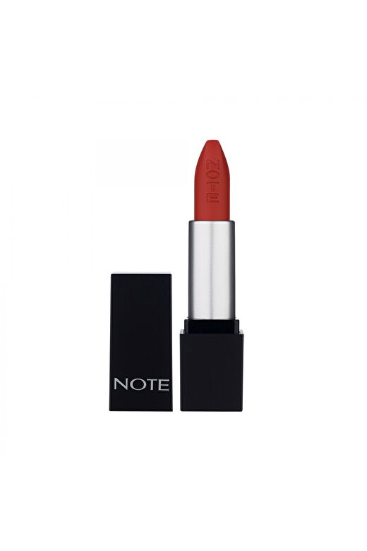 Note Mattever Lipstick 17 Dress Red Yarı Mat Saten Bitişli Ruj - Kızıl Kahverengi 2
