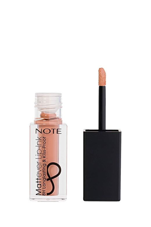 Note Mattever Lip-Ink 01 First Love Beige Mat ve Kalıcı Likit Ruj - Nude 1