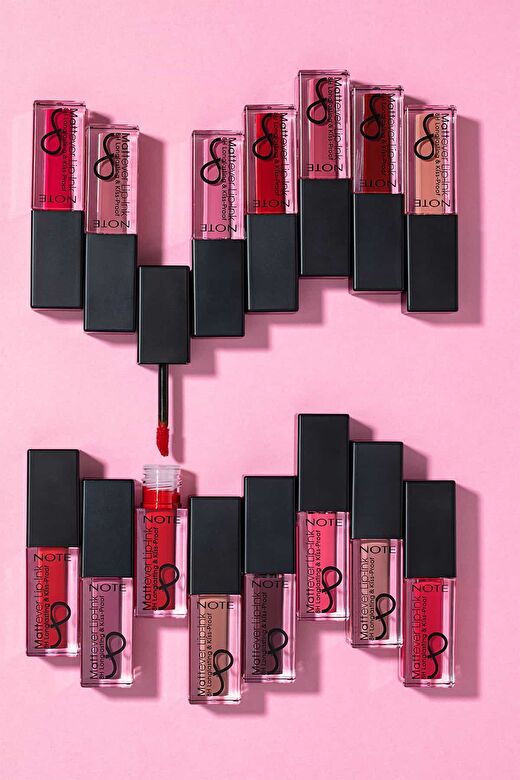 Note Mattever Lip-Ink 16 Plum Queen Mat ve Kalıcı Likit Ruj - Mor 4