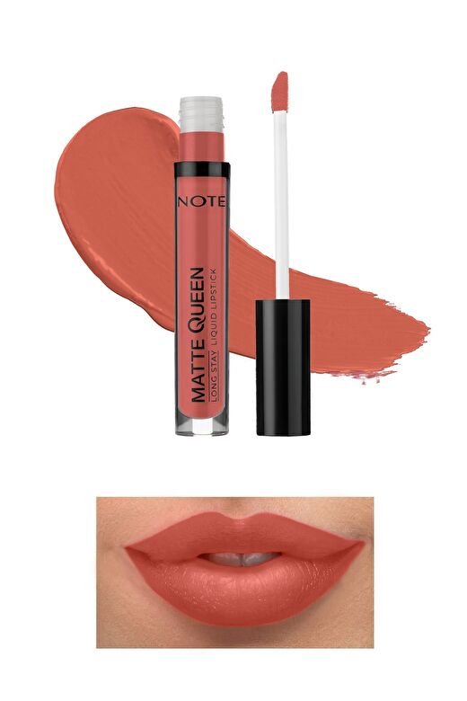 Note Matte Queen Lipstick 24 Ravishing Rose Kalıcı Likit Ruj - Nude 2