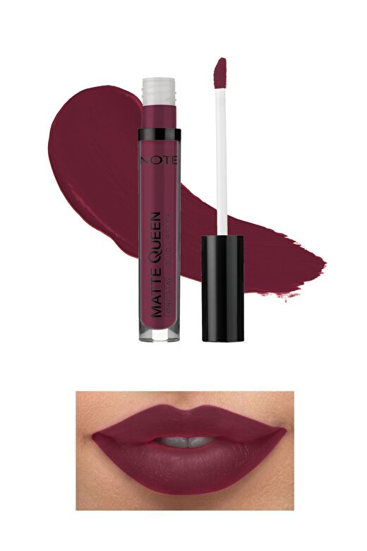 Note Matte Queen Lipstick 19 Berry Blast Kalıcı Likit Ruj - Mor 2