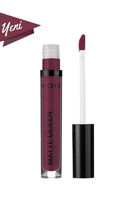 Note Matte Queen Lipstick 18 Lead the Heart Kalıcı Likit Ruj - Mor 1
