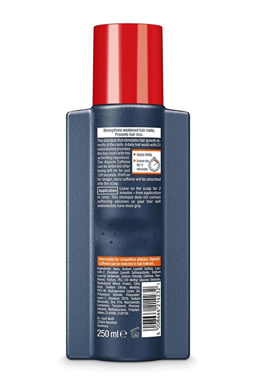Caffeine Shampoo C1-Dökülme Karşıtı Şampuan 2