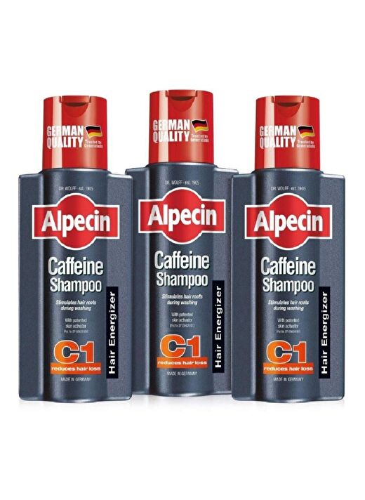 C1 - Kafeinli Dökülme Karşıtı Şampuan  X 3 adet 1