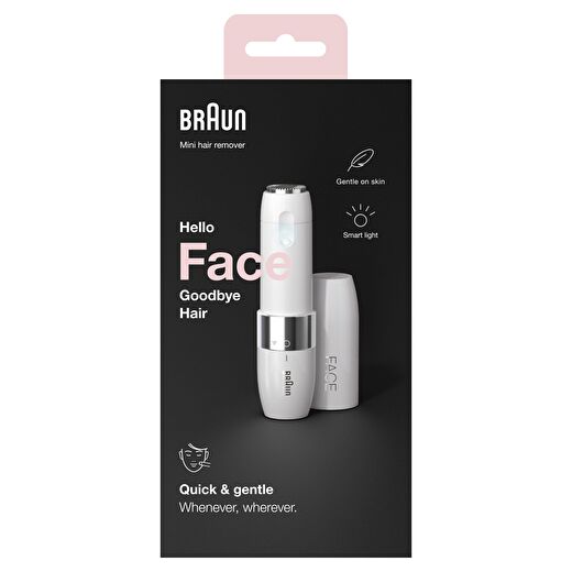 Braun FS1000 Mini Tüy Alma Makinesi + Pil ve Temizleme Fırçası, Seyahat Boy, Kablosuz Kullanım 4