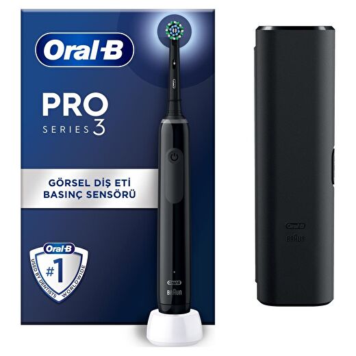 Oral-B Pro 3 3500 Şarj Edilebilir Diş Fırçası - Siyah 1