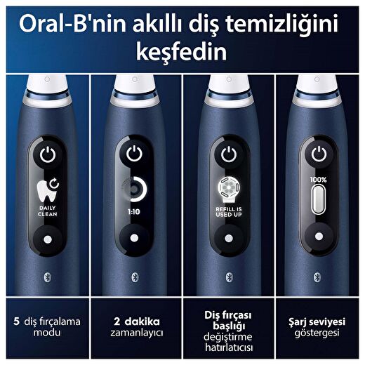 Oral-B iO 7 Şarjlı Diş Fırçası - Lacivert 2