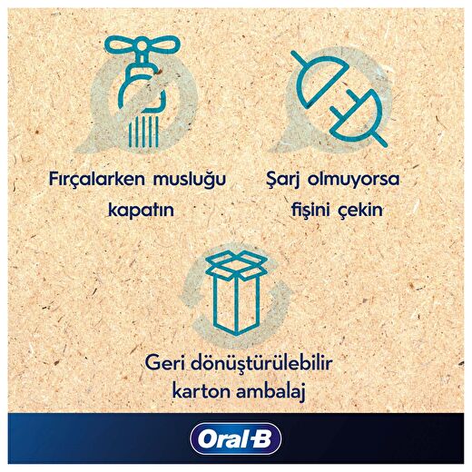 Oral-B D103 Vitality Pro Cross Action Şarjlı Diş Fırçası - Mavi 4