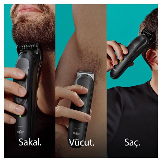 Braun Series 7 MGK7470 Hepsi Bir Arada Şekillendirme Seti, 16’sı 1 Arada Erkek Bakım Kiti 3
