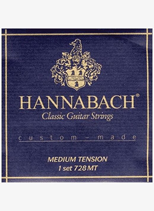 Hannabach 7288MT Custom Made Medium Tension Klasik Gitar Teli (3\'lü Treble Set 1