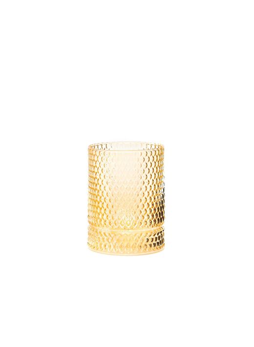 Amber Diamond Cam Vazo/Mumluk(14 cm) 2
