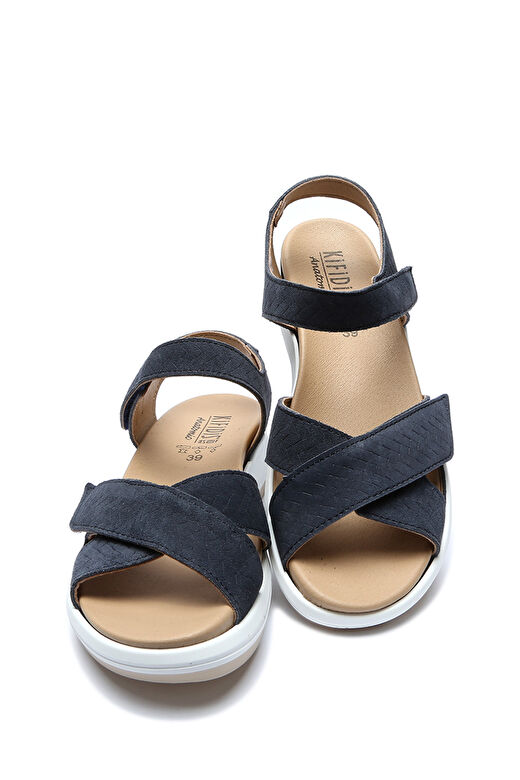 Maira 08 Ac-Kifidis Kadın Anatomik Nubuk Sandalet 36-41 3