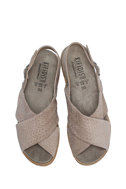 Mia 35 Ac-Kifidis Kadın Anatomik Nubuk Sandalet 35-41 1