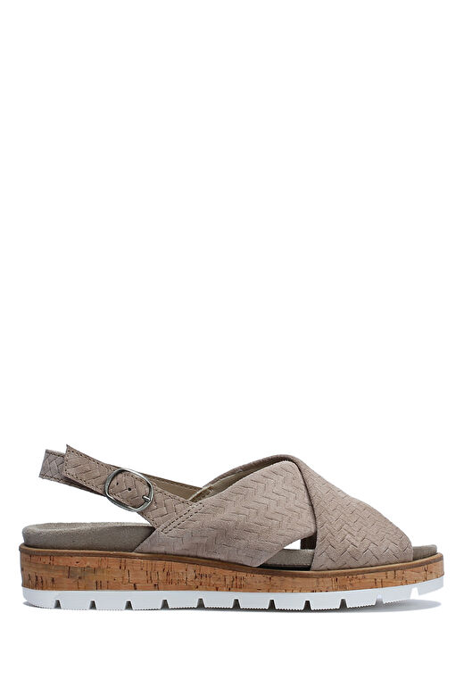Mia 35 Ac-Kifidis Kadın Anatomik Nubuk Sandalet 35-41 3