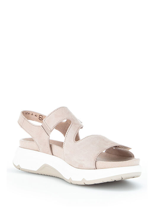 46885 Gabor Rolling Soft Kadın Nubuk Sandalet 3.5-7.5 4