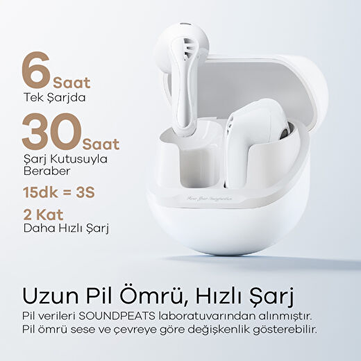 Soundpeats Air 5 Lite Bluetooth 5.4 Versiyon Çift Telefon Destekli Bluetooth Kulaklık 2