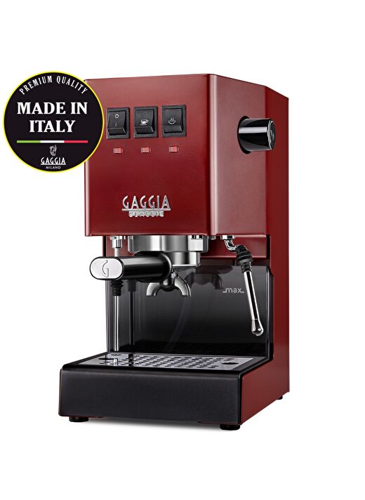 Gaggia New Classic E24 Kırmızı Manuel Espresso Makinesi 1