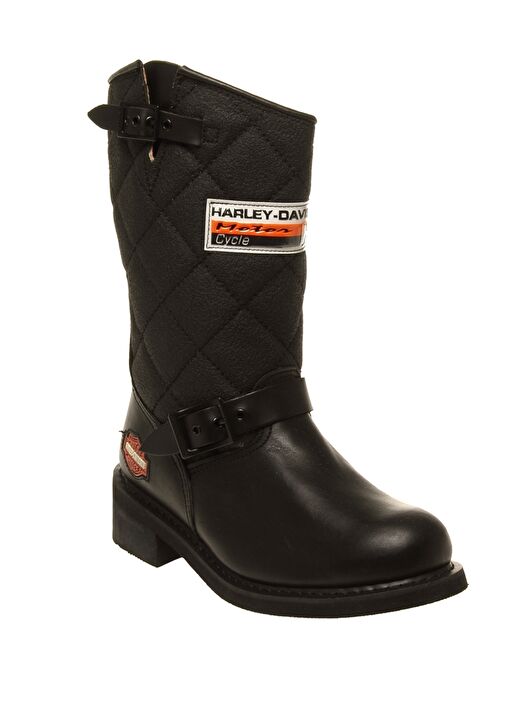 Harley Davidson Siyah Kadın Deri Bot LACONIA/644 - 025G 2