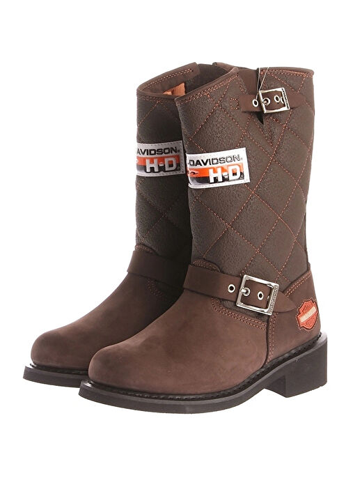 Harley Davidson Kahverengi Kadın Deri Bot LACONIA/644 - 025G 2