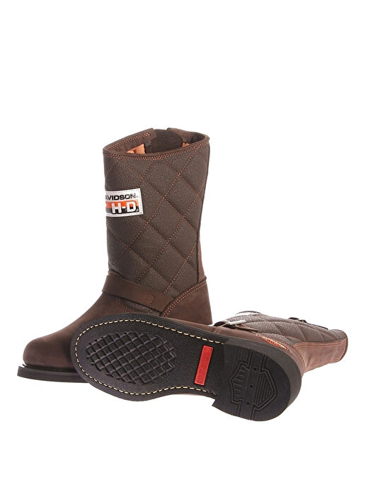Harley Davidson Kahverengi Kadın Deri Bot LACONIA/644 - 025G 3