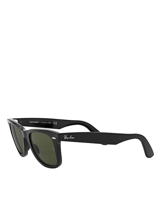 Ray-Ban Wayfarer RB2140 Kare Siyah Unisex Güneş Gözlüğü 3